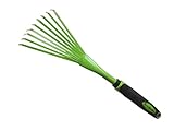 Tierra Garden 35-1823 Carbon Steel Shrub Rake with TPR Soft-Grip Handle [並行輸入品]