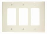 Leviton 3-gangデコラ/漏電遮断器デバイスデコラWallplate 80611-T 1
