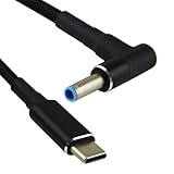 BabbleCom HP PD変換ケーブル 1.8m 外径4.5mm 内径3.0mm PDトリガー ノートパソコン USB-C 変換 アダプタ コネクタ USB Type-C ACアダプター 電源アダプタ 急速充電