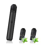 ECOCCO 電子タバコ VAPE Relx Infinity 2 PRO2 phantom 対応 バッテリー 本体 べイプ RL互換 スターターキット 大容量バッテリー 爆煙 450mAh Type-C充電USBケーブル付き POD加熱式タバコ (黒)