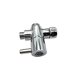 MagiDeal g3 / 8 " g1 / 2 "真鍮3ウェイシャワーヘッド切替弁バルブタップt-adapterスプリッタ
