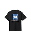 THE NORTH FACE(ザノースフェイス) 半袖 カットソー Tシャツ S/S Back Square Traverse Logo Tee ブラック XXL