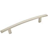 Amerock BP9362G10 Essential'Z Arch Pull, Satin Nickel, 128mm [並行輸入品]