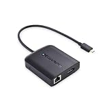 Cable Matters 8K USB C DisplayPort 変換 USB C ハブ DisplayPort USB 2.0 LAN 100W PD Thunderbolt 4/USB4/Thunderbolt 3対応 USB C ドッキングステーション MacBook Proに対応 ブラック