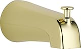 Delta Faucet U1075-PB-PK Universal Showering Components Diverter Tub Spout, Polished Brass [並行輸入品]