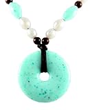 Teething Bling Beaded Jade Pendant Necklace by Smart Mom by Teething Bling