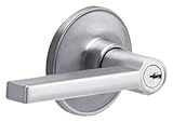 Dexter by Schlage J54SOL626 Solstice Keyed Entry Lever, Satin Chrome by Schlage Lock Company