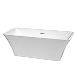 Wyndhamコレクションティファニー59 To 67インチ自立浴槽、バスルーム用オプション 67" WCBTK150467BNTRIM 1