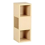 arne 壁掛け棚 ウォールラック シェルフ 3段 Mサイズ Wall Rack Cube M-3 ナチュラル