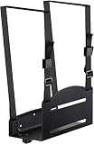 Mount Plus MP-CPB-2 壁取り付けCPUホルダー - 幅4.8インチから8.3インチ - 金属製 - コンピュータータワー取り付けブラケット デスクトップPC用