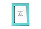 5 x 7ソリッド木製Made in USA画像フレームwith 1インチBorder (ギャラリーコレクション) – ターコイズ
