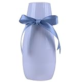 Zhhlinyuan 良質 2 Colors Unique Home Decoration Straight Vase Modern Ceramics Vase