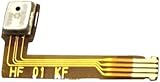 ZhangyiHot 3DS 3DS XL LL用ゴールドマイクマイクフレックスケーブル 1個 メインウィートワイヤーアクセサリー