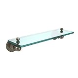 Allied Brass AP-1/16-PEW 16-Inch by 5-Inch Single Glass Shelf [並行輸入品]