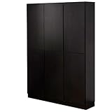 深型書棚 セット 1cmピッチラック 扉 幅128 BDC-108114-DB