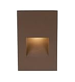 WAC Lighting WL-LED200F-BL-BZ 277V Vertical Step Light with Blue [並行輸入品]