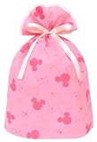 インディゴ Disney ミッキー ミツマル ラッピング袋 ギフトバッグ3L スター ピンク DG955