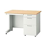 インテリア 家具 便利 おしゃれ 片袖机 RJ-107D-3 WMホワイトメープル引出D