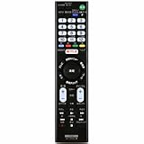 Kindsion 対応リモコン RMT-TX100J SONY TV KJ-55X9300C、KJ-65X9300C、KJ-75X9400C、KJ-55X9000C、KJ-65X9000C、KJ-55X8500C、KJ-65X8500C、KJ-49X8500C、KJ-43X8500C、KJ-49X8000C 、KJ-43W870C用