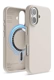 【elago】 iPhone 16 対応 ケース MagSafe 対応 シリコン 耐衝撃 スマホケース 指紋 防止 サラサラ マグセーフ シリコンケース [ iPhone16 アイフォン 16 対応 ] MAGNETIC SILICONE CASE ストーン