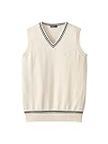 [イーストボーイ] セーターベスト Venus 綿ベスト〈12G/ライン入り/COOLMAX〉4216028 レディース オートミール(840)