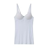 [グンゼ] クールマジック COOLMAGIC ブラキャミソール カップ付き インナー レディース(LBU-薄ブルー、M)