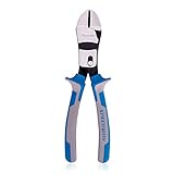 SPEEDWOX ニッパー ハイパワー 強力 プライヤー ワイヤーカッター カッティング 偏芯テコ 切断可能 切れ味60% UP スタンダード 刃角度20度 最高級 CR-NI鋼 鍛造 超硬刃 プロ 