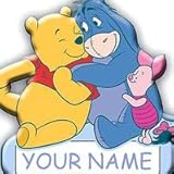 SandyLion Winnie The Pooh Door Name Plate by Sandylion [並行輸入品]