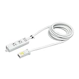 東芝ライテック ハーネス用OAタップ2個口抜け止め形 キャブタイヤケーブル付 ケーブル長 3M DC8122EN-3