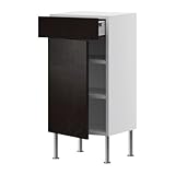 IKEA(イケア) FAKTUM ネクスス ブラウンブラック 60x37 cm 19838339 Bキャビ 棚板/ 引出/扉、ネクスス ブラウンブラック