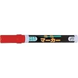 不易糊工業:フエキ 油性マーカー 赤 YM-8 型式:YM-8