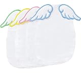 赤ちゃん汗取りパッド 6重ガーせ かわいいあせとり 天使の羽 綿100% あせとり ベビー 男の子 女の子