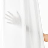 Topfinel レースカーテン リネン風 透けない 198cm丈 2枚組 ホワイト カーテン レース 外から見えにくい 遮像 UVカット 半遮光 断熱 保温 省工ネ 通気 洗える フック付き