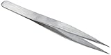 Erem EROPOOSA Stainless Steel Straight Fine Point Anti Magnetic Tweezer, 4.75" Overall Length [並行輸入品
