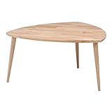 不二貿易 ローテーブル 幅90×奥行90cm ナチュラル 天然木 トライアングル Natural Signature 37142