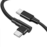 LTG 爆速 PD60w対応 L字 スマホ ケーブル C-TO-C Type-C to C TYPE-C 長さ25cm～3m 3A SPEED 急速 充電器 アイコス イルマ イルマワン プライム 7987277 (ブラック, 3.0M) [並行輸入品]