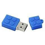 8GB ビルディングブロックモデルUSBフラッシュドライブUSB 3.0ストレージデバイスUSBフラッシュディスクUSBドライブUSB 3.0メモリスティックUSBスティックUディスクサムドライブUSBフラッシュメモリUSBディスク - 青