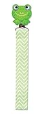 Baby Dumpling Pacifier Clip, Frog by Baby Dumpling