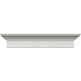 Ekena Millwork CRH06X40ST-2 5 1/2" H x 1 4" P Standard Crosshead, Factory Primed, 40" Bottom Width x