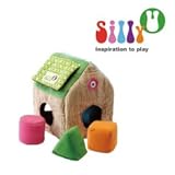 Silly-U　型はめハウス　型はめ・音遊び　デンマーク　おもちゃ　ラトル　布製おもちゃ