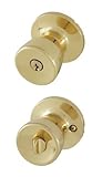 Honeywell 8100001 Tulip Entry Door Knob, Polished Brass by Honeywell [並行輸入品]