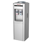 Honeywell hwb1052sキャビネット自立ホットとコールド水ディスペンサーwithステンレススチールタンクの改善に役立つ水Taste and Avoid腐食、子安全ロックのホット水、シルバー