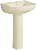 Sterling 442424-47 Southampton Pedestal Lavatory, Almond [並行輸入品]