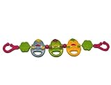 Pram Rattle for Boys or Girls First Steps Hand Eye Co-ordination by adam & eesa