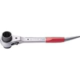トップ工業:TOP アルミショートラチェットレンチ 19X24mm RM-19X24A 型式:RM-19X24A