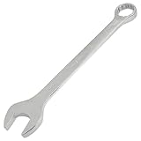 uxcell　コンビネーションレンチ　ハードウェア部品　デュアル端　シルバートーン　車のサービス作業　締付け緩み