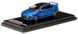 HJ64 1/64 三菱ランサーエボリューションX FINAL EDITION エンジンディスプレイモデル付き ライトニングブルーマイカ/ブラックルーフ 完成品