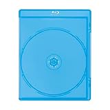 COMCOM 6mmスリムBDケース(ブルーレイケース) 2枚収納 Blurayロゴ付 【10個セット】