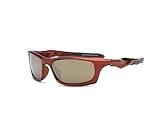 Real Kids Shades Storm Polycarbonate Frame with Polarized Sunglasses (Lens 7 Plus, Red Sport/Brown) 