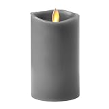 4 " Luminara砂利FlamelessピラーWax Candle